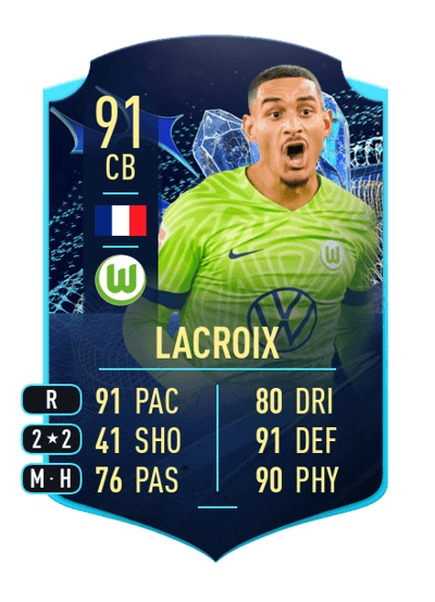 Maxence Lacroix TEAM OF THE SEASON MOMENTS 91 OVR