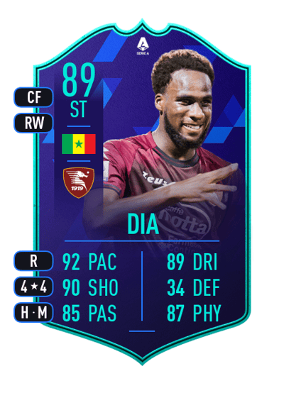 Boulaye Dia POTM SERIE A 89 OVR