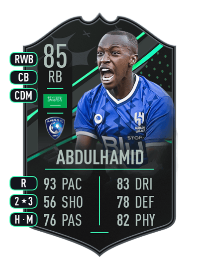 Saud Abdulhamid SQUAD FOUNDATIONS 85 OVR