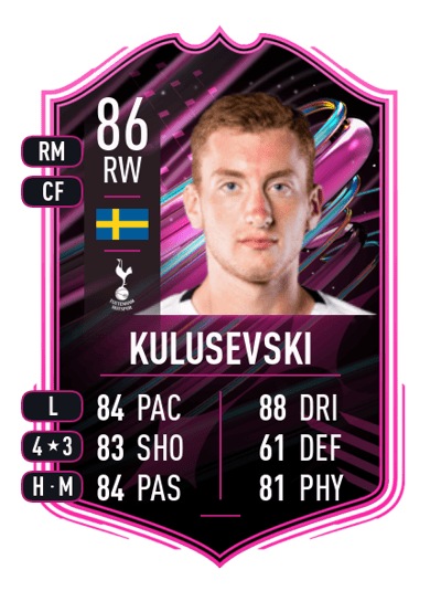 Dejan Kulusevski FUT Ballers 86 OVR