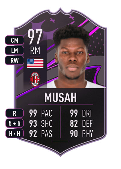 Yunus Musah Dynamic Duos 97 OVR