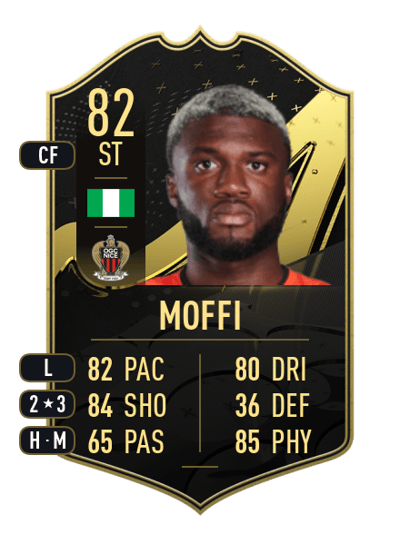 Terem Moffi Team of the Week 82 OVR