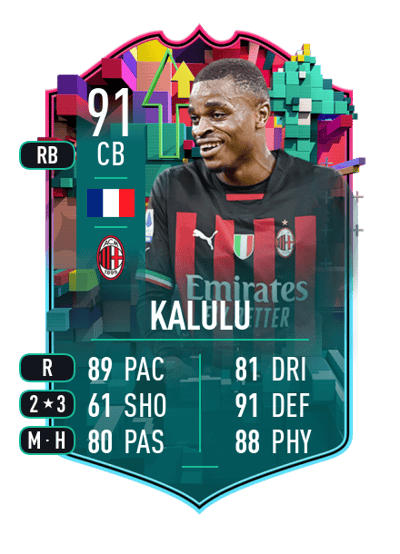 Pierre Kalulu Level Up 91 OVR