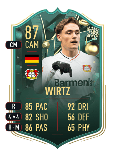 Florian Wirtz WINTER WILDCARDS 87 OVR