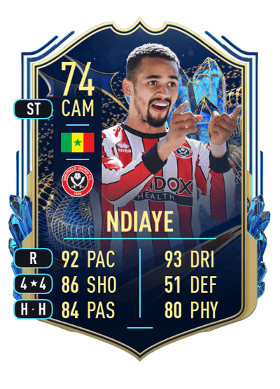 Iliman Ndiaye Team of the Season 74 OVR