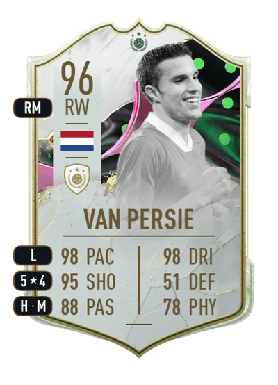 Robin van Persie Shapeshifters ICON 96 OVR