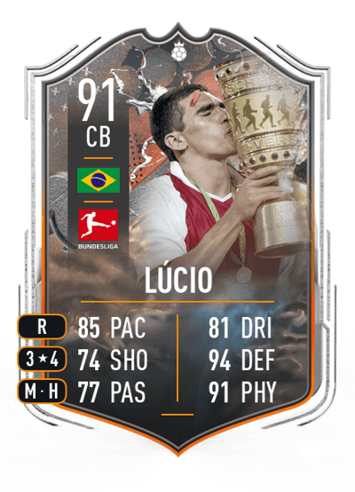 Lúcio Trophy Titans Hero 91 OVR