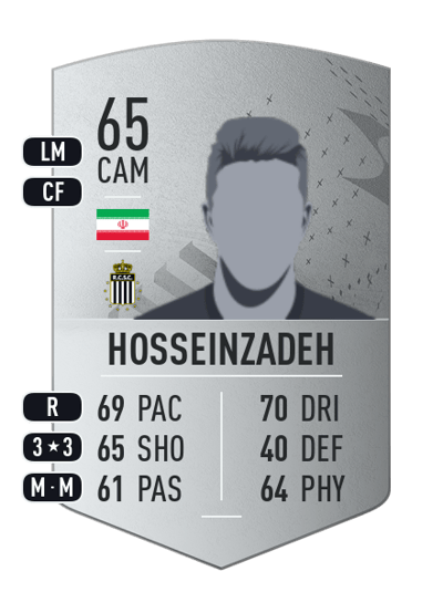Amirhossein Hosseinzadeh Common 65 OVR
