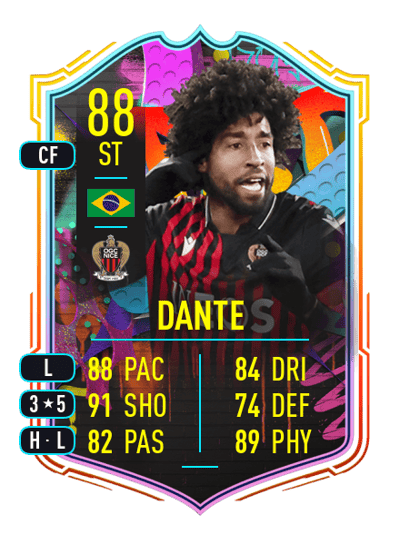 Dante Out of Position 88 OVR