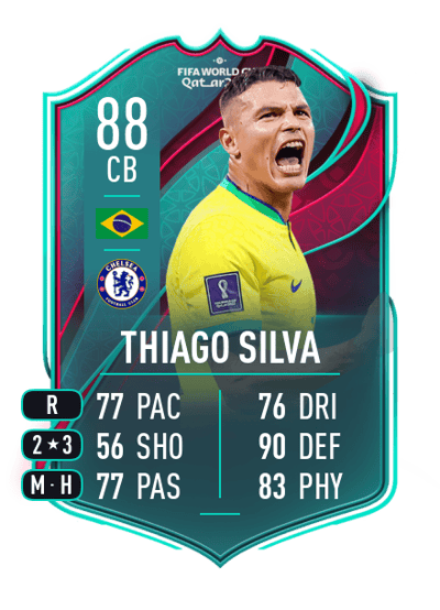 Thiago Silva World Cup Team of the Tournament 88 OVR