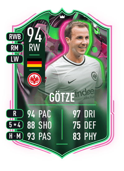 Mario Götze PREMIUM SHAPESHIFTERS 94 OVR