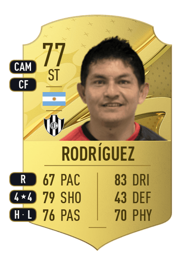 Luis Miguel Rodríguez Rare 77 OVR