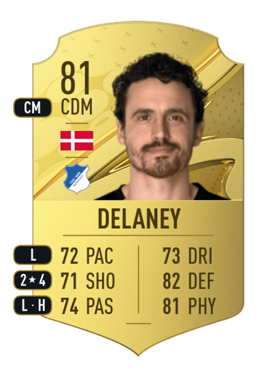 Thomas Delaney Rare 81 OVR