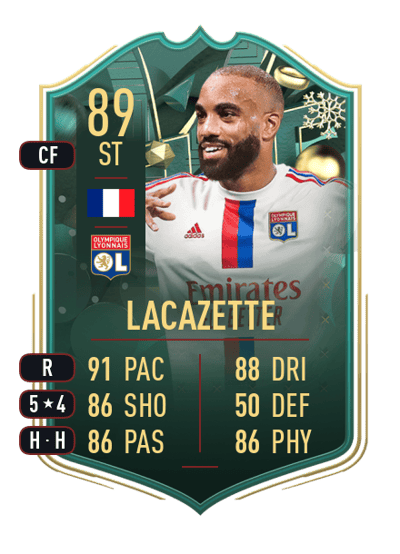 Alexandre Lacazette WINTER WILDCARDS 89 OVR