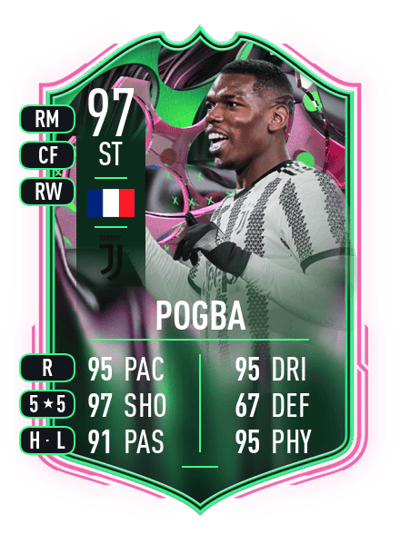 Paul Pogba SHAPESHIFTERS 97 OVR