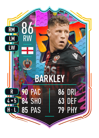 Ross Barkley Out of Position 86 OVR