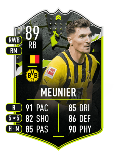Thomas Meunier SHOWDOWN PLUS 89 OVR