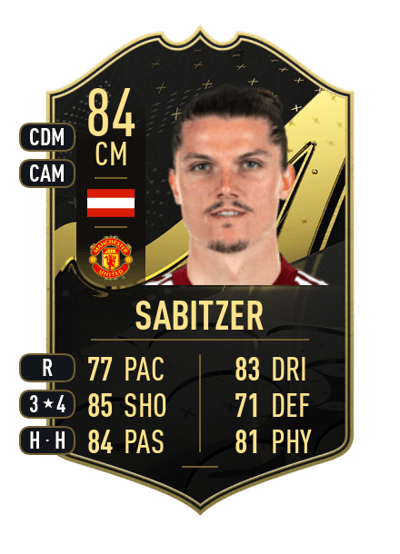Marcel Sabitzer Team of the Week 84 OVR