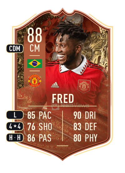 Fred FUT CENTURIONS 88 OVR