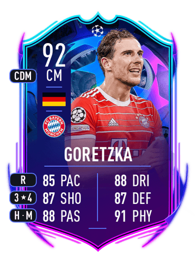 Leon Goretzka UCL ROAD TO THE FINAL 92 OVR