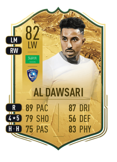 Salem Al Dawsari HISTORY MAKERS 83 OVR