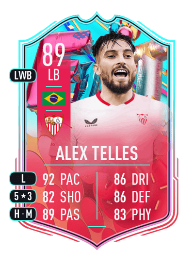 Alex Telles FUT Birthday 89 OVR