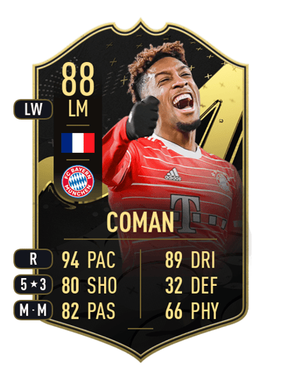 Kingsley Coman Team of the Week 88 OVR