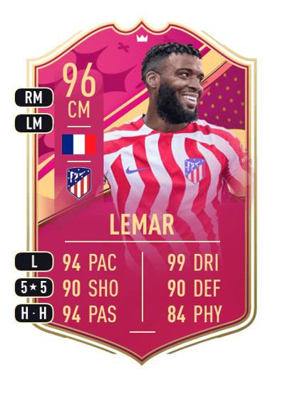 Thomas Lemar Premium FUTTIES 96 OVR