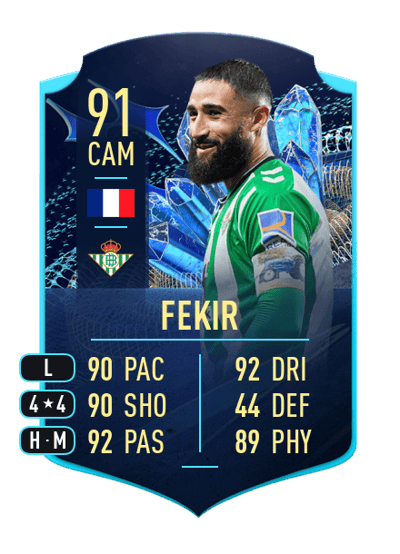 Nabil Fekir TEAM OF THE SEASON MOMENTS 91 OVR