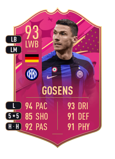 Robin Gosens FUTTIES 93 OVR