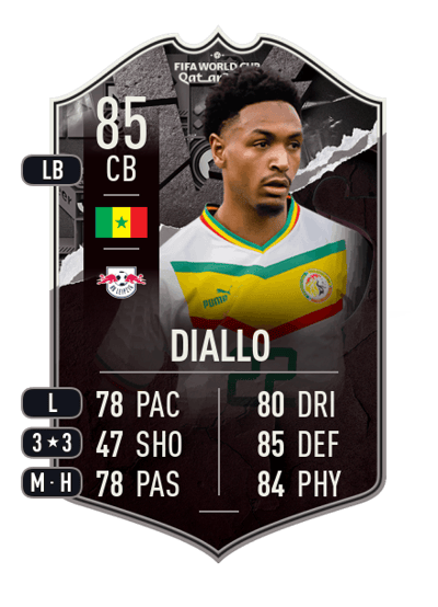 Abdou Diallo World Cup Showdown 85 OVR