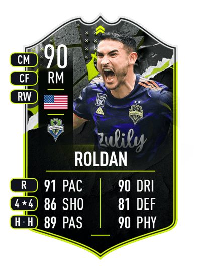 Cristian Roldan SHOWDOWN PLUS 90 OVR