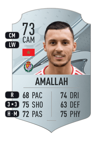 Selim Amallah Rare 73 OVR