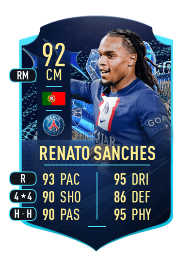 Renato Sanches TEAM OF THE SEASON MOMENTS 92 OVR