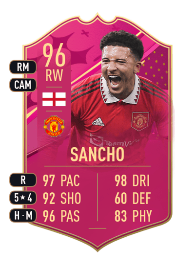 Jadon Sancho FUTTIES 96 OVR