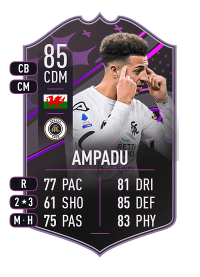 Ethan Ampadu Dynamic Duos 85 OVR
