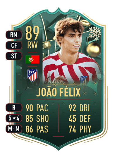 João Félix WINTER WILDCARDS 89 OVR