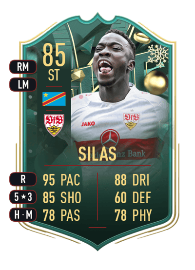 Silas WINTER WILDCARDS 85 OVR