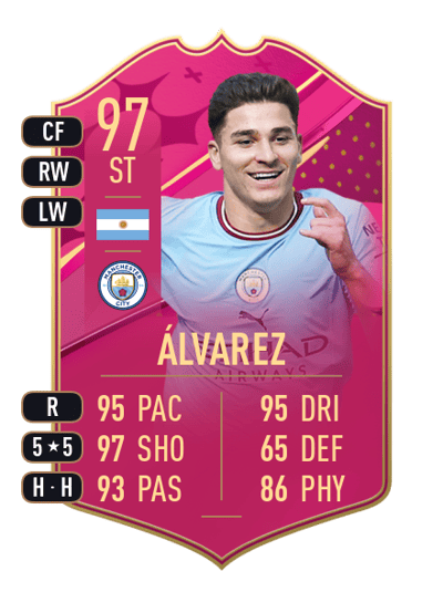 Julián Álvarez FUTTIES 97 OVR