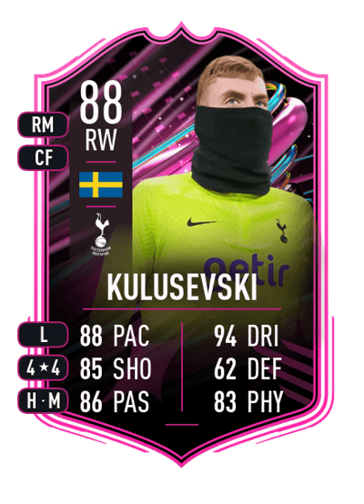 Dejan Kulusevski FUT Ballers 88 OVR
