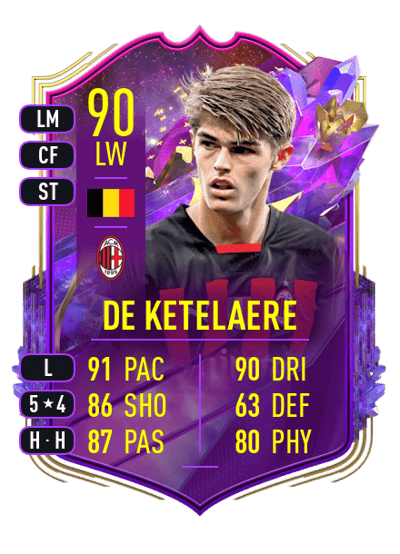 Charles De Ketelaere FUT Future Stars 90 OVR