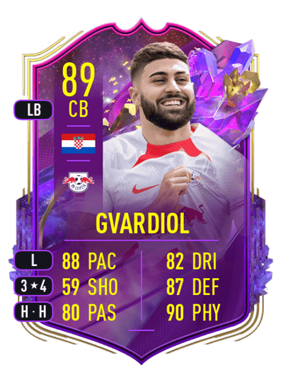 Joško Gvardiol FUT Future Stars 89 OVR