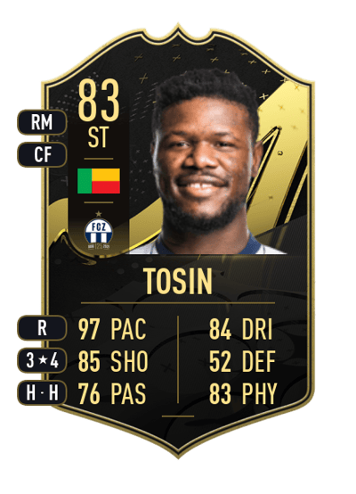 Aiyegun Tosin Team of the Week 83 OVR
