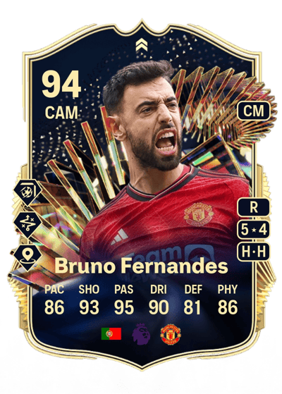 Bruno Fernandes Live Team of the Season 94 OVR