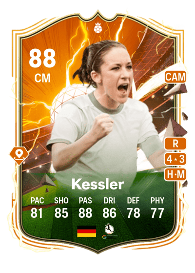 Nadine Kessler UT Heroes 88 OVR