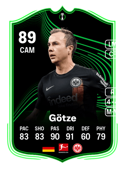 Mario Götze UECL Road to the Knockouts 89 OVR