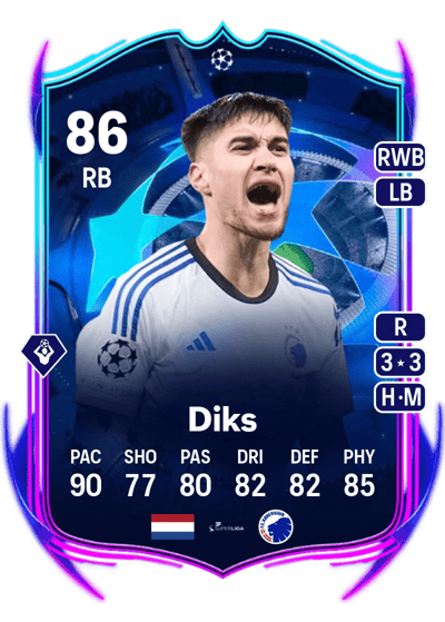 Kevin Diks UCL Road to the Final 86 OVR