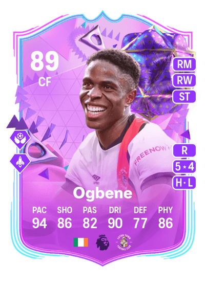 Chiedozie Ogbene Ultimate Birthday 89 OVR