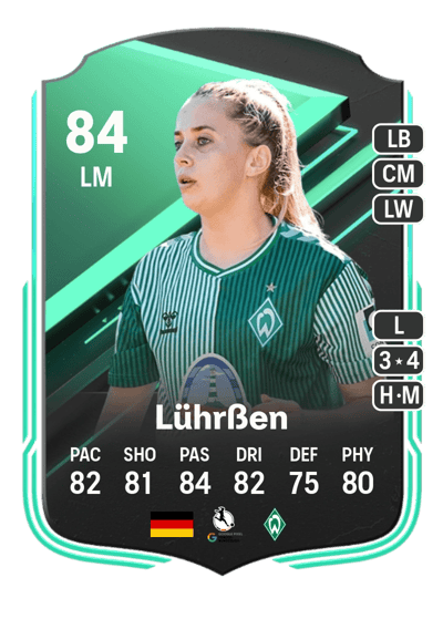Nina Lührßen SQUAD FOUNDATIONS 84 OVR