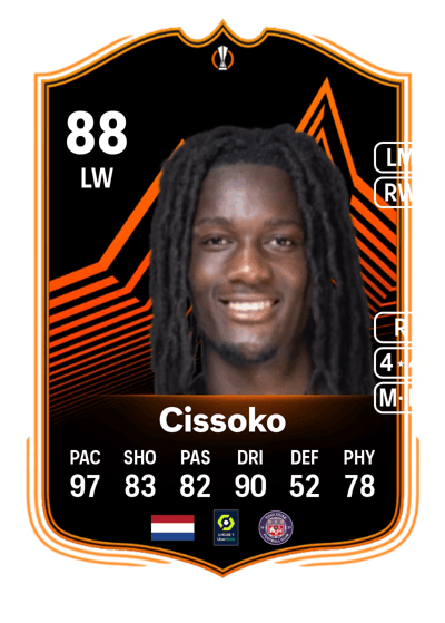 Ibrahim Cissoko UEL Road to the Knockouts 88 OVR